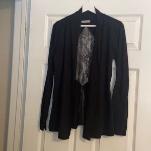 Lace Back Cardigan